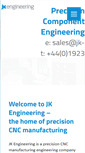 Mobile Screenshot of jk-engineering.co.uk